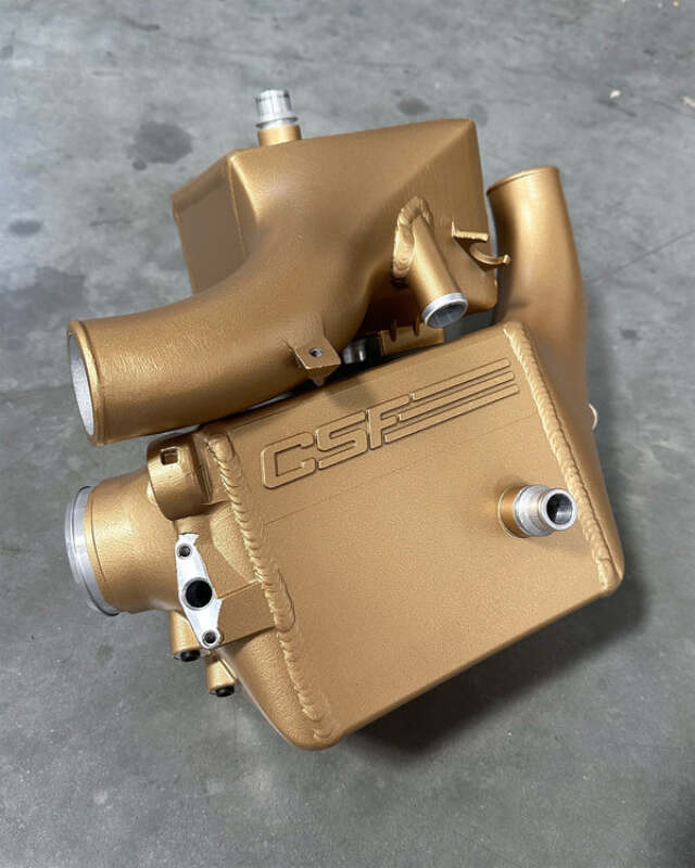 CSF 2014+ BMW X5M (F95) / X6M (F96) / XM (G09) Charge-Air-Cooler - Poly Gold Satin - 8315PGS Photo - Primary