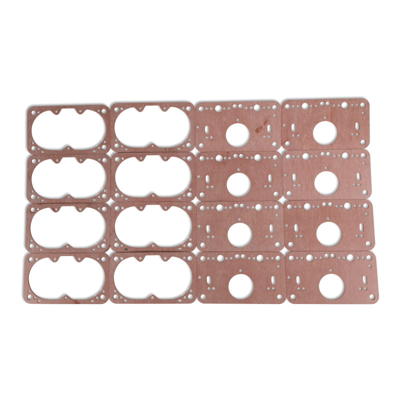 Edelbrock VRS-4150 Race & Performance Carburetor Metering Block & Fuel Bowl Gaskets - Bulk - 13102 Photo - out of package