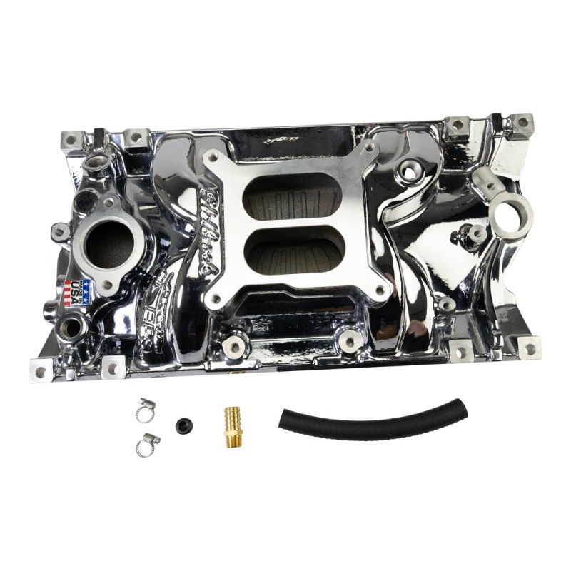 Edelbrock Chevy Vortec SB Performance EPS Manifold - Chrome Plasma Finish - 2716-CP Photo - out of package