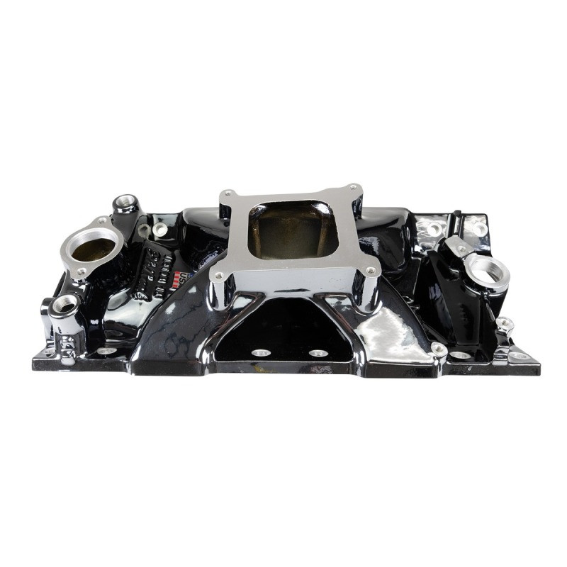 Edelbrock Chevy SB Victor Jr. 23 Degree Black Plasma Intake Manifold - 2975-BP Photo - out of package