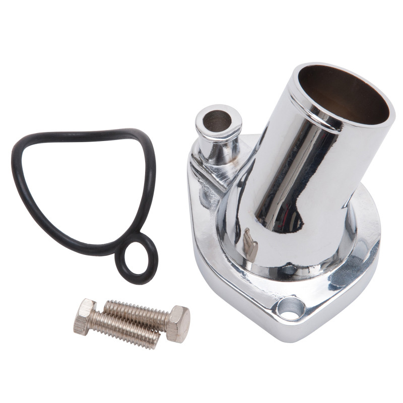 Edelbrock Ford SB V8 Edelbrock 15 Deg. Polished Aluminum Waterneck - 4814 Photo - Primary