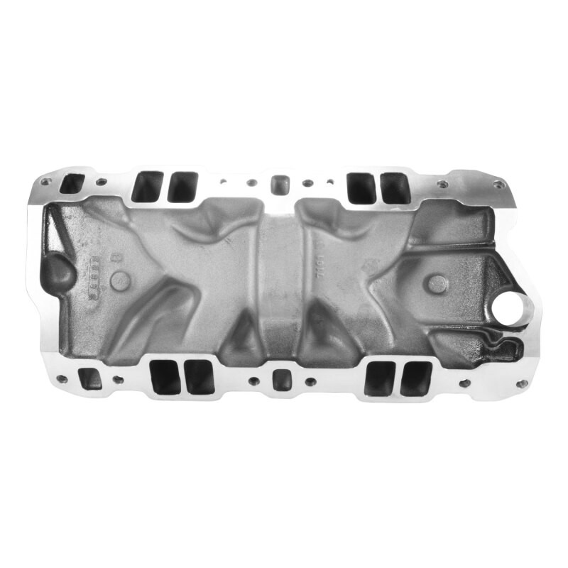 Edelbrock Chevy SB Performer RPM Intake Manifold - Black Plasma Finish - 7101-BP Photo - out of package