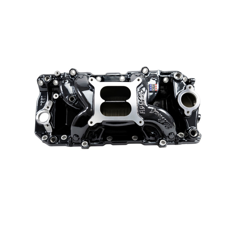Edelbrock RPM Air-Gap Intake Manifold for Big-Block Chevy Oval Port - Black Plasma Finish - 7561-BP Photo - Primary