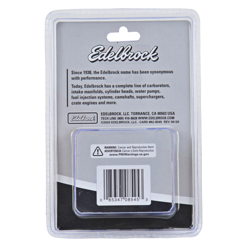 Edelbrock Exhaust Header Bolts 3/8in-16 X 3/4in, Black Oxide (Set Of 12) - 8545 Photo - out of package