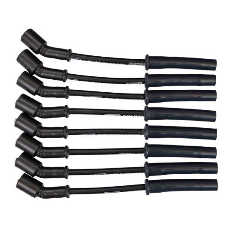 Moroso GM GenV LT1/LT4 5.3L/6.2L/6.6L Ultra 40 8.5mm Multi-Angle Boot Spark Plug Wire Set - Black - 73753 User 1