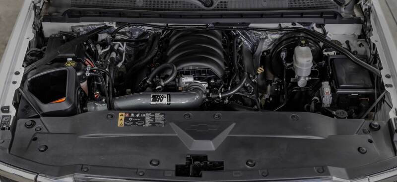 K&N Chevy/GMC 1500 V8 5.3L/6.2L NextGen Aluminum Cold Air Intake - 70-3082 Photo - Mounted