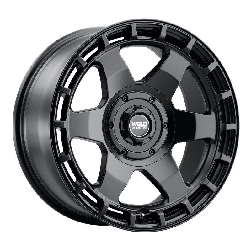 Weld Off-Road Ridge 20x9 - 8x165.1 BP - ET0 - 125.1mm CB - Satin Black Wheel - W14809082500 Photo - Primary