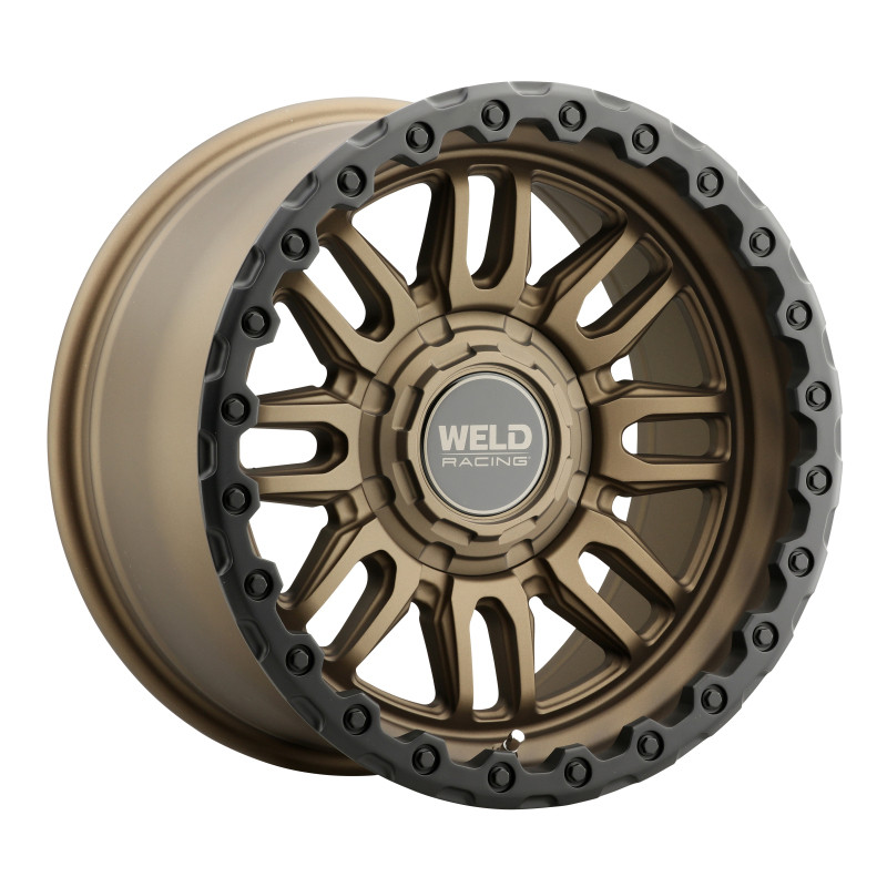 Weld Off-Road Swift 17x9in - 8x165.1 BP - ET-12 - 125.1mm CB - Satin Bronze Wheel & Black Ring - W18079082450 Photo - Primary