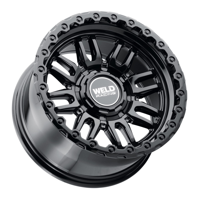 Weld Off-Road Swift 17x9in - 8x170 BP - ET-12 - 125.1mm CB - Gloss Black Wheel & Ring - W18479017450 Photo - Primary