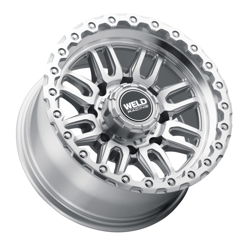 Weld Off-Road Swift 17x9in - 5x114.3 / 5x127 BP - ET-12 78.1mm CB Gloss Silver Machined Wheel & Ring - W18579026450 Photo - Primary