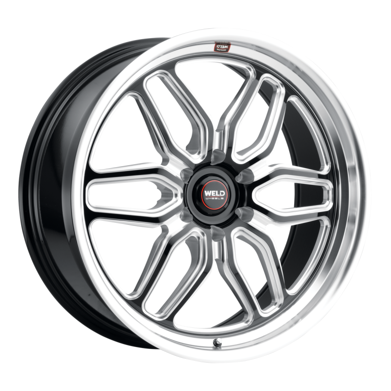 Weld Laguna 6 22x9.5 6x139.7 ET25 6.23 BS - Gloss Black Milled - Non-Beadlock - S10929584P25 Photo - Primary