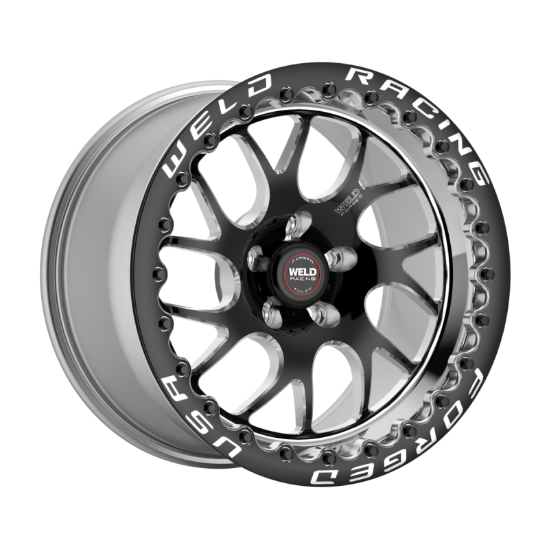 Weld S78R RT-S 17x11 / 5X115 BP / 5.8in BS Black Wheel 3.18ID {Med Pad} - Single-Beadlock - 78MB7110W58RF Photo - Primary