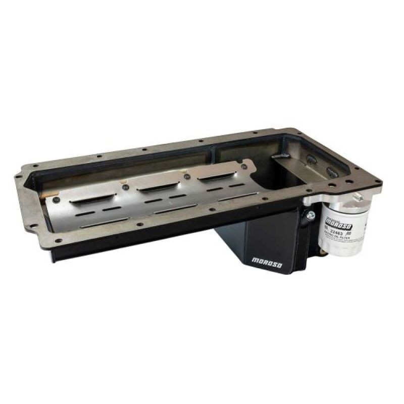 Moroso Chevy S10 (w/Gen III/IV LS Swap) Wet Sump 7in Deep 6.5 Quart Steel Oil Pan - 20178 User 1