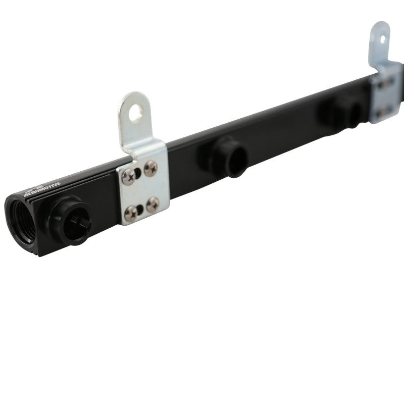 Aeromotive 05-10 Ford 4.6L 3-Valve Fuel Rails - Black - 14181 Photo - Close Up