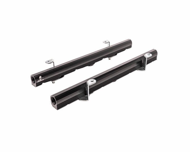Aeromotive 04-07 GM 4.8L/5.3L Truck Fuel Rails  - Black - 14189 Photo - Close Up