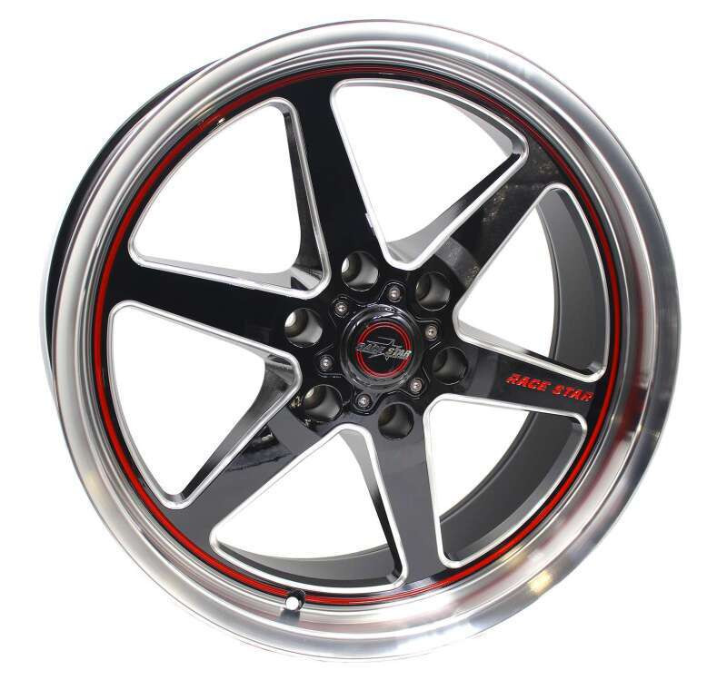Race Star 93 Truck Star 17x9 6x5.5BC 6.00BS Black/Machined Wheel - 93-795852BM Photo - Primary