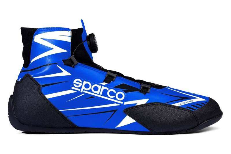 SPARCO K-Rapid Blue/White Kart Racing Shoes Size 42 - BKB0002B0B04042 Photo - Close Up
