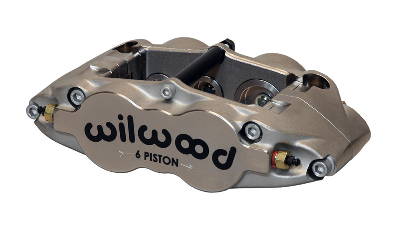 Wilwood Caliper-Narrow Superlite 6R-ST-L/H - Nickel 1.62/1.12/1.12in Pistons 1.10in Disc - 120-13158-N Photo - Primary