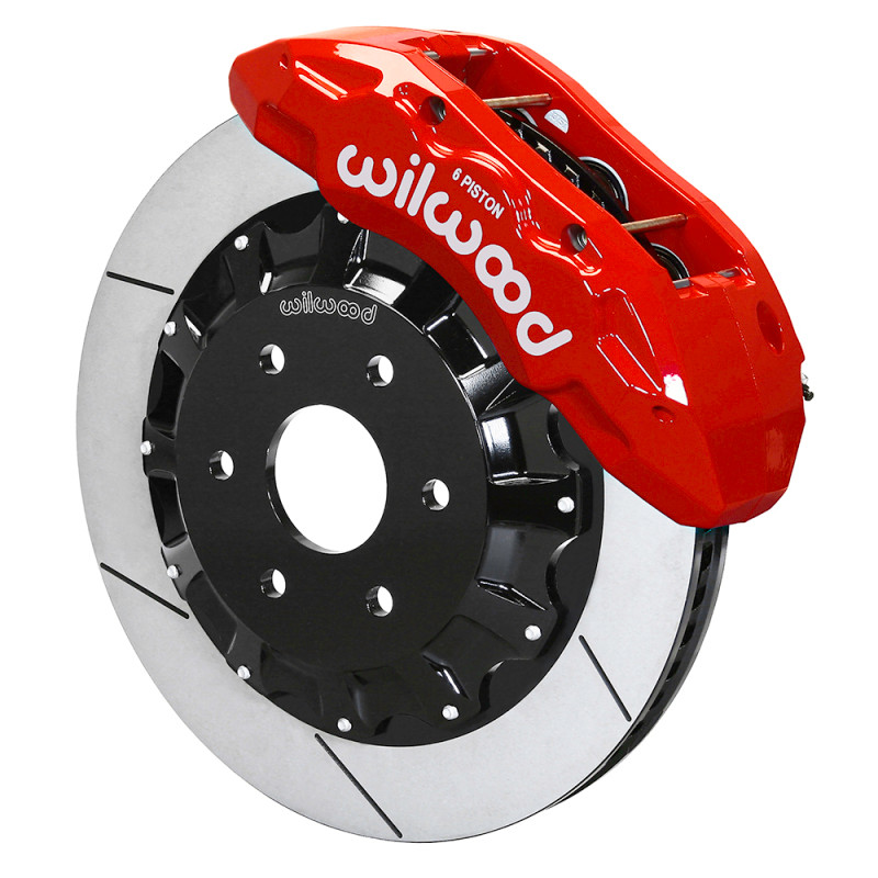 Wilwood kit front TX6R ford F150 2021-25 15.50 rotor GT red W/LINES - 140-18205-R Photo - Primary