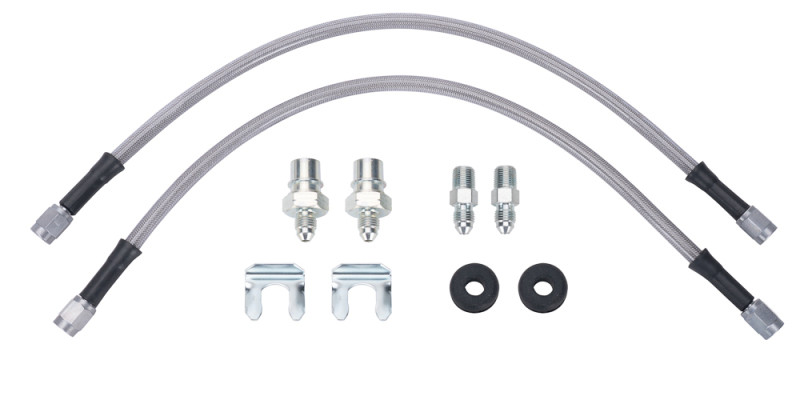 Wilwood flexline kit 16IN -3 M10X1.0 BF 1/8 NPT grommet - 220-16710 Photo - Primary