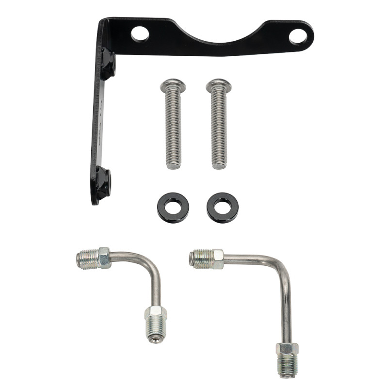 Wilwood kit bracket combo p-valve to tandem compact diecast M/C mopar R/H - 220-17801 Photo - Primary