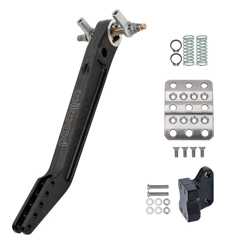 Wilwood kit pedal replacement dual brake reverse MT adjustable ratio 5.5-6.25:1 trunnion - 340-16400 Photo - Primary