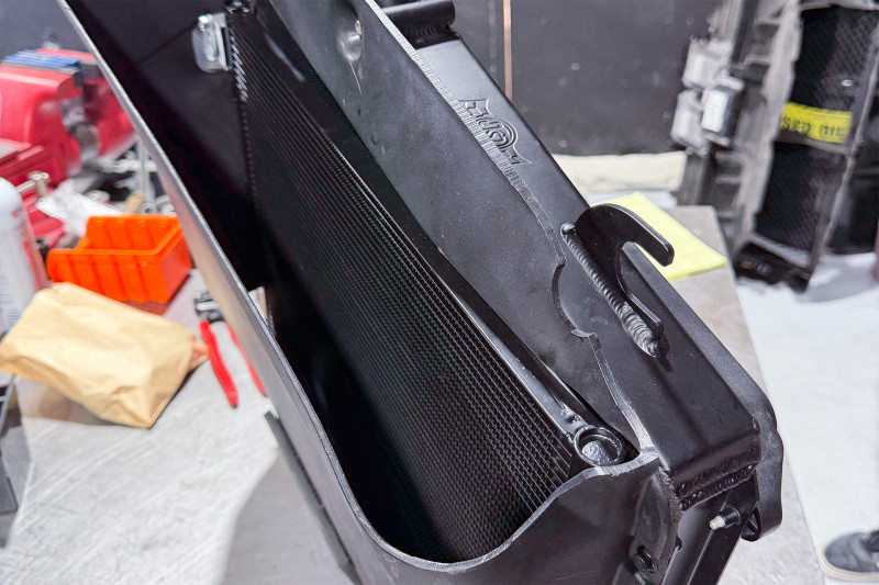 CSF 09-15 Ferrari 458 High Performance All Aluminum Radiator - Left - 7251 Photo - Mounted