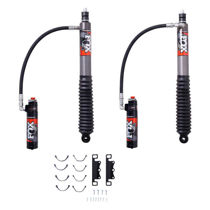 Fox 2022+ Toyota Tundra Performance Elite Series 2.5 Remote Reservoir 0-1.5in Rear Adjustable Shocks - 883-26-171 Photo - out of package