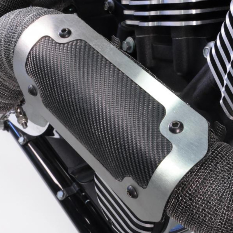 DEI Flexible Pipe Shield - 4in x 8in - Onyx - 902459 Photo - lifestyle view