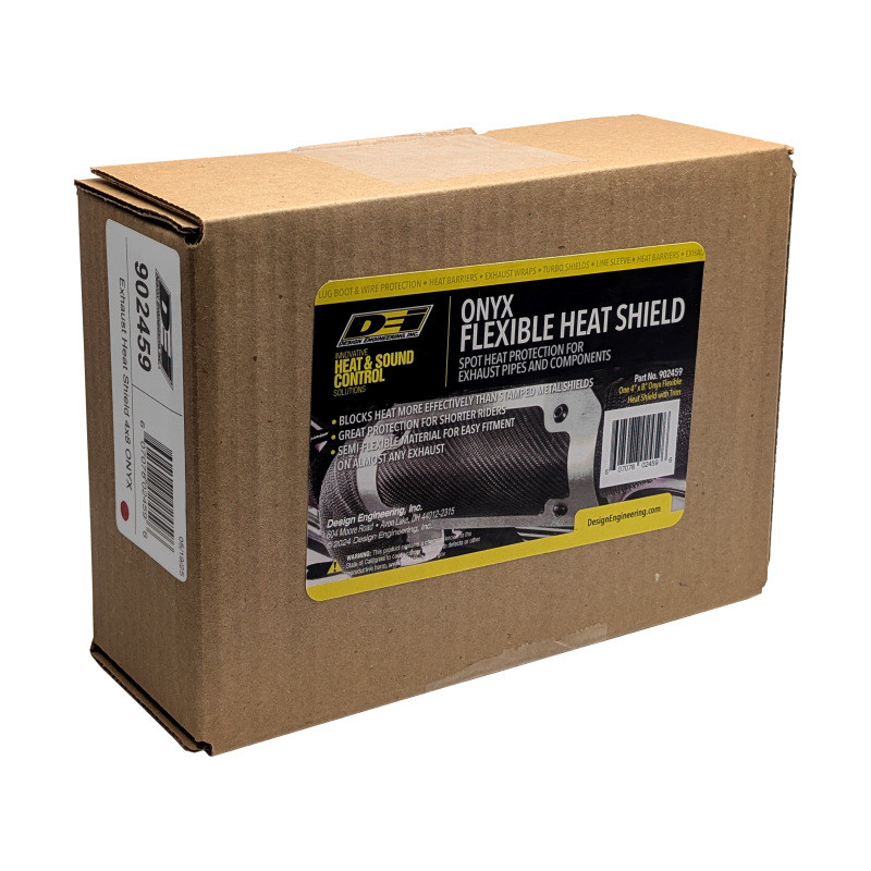 DEI Flexible Pipe Shield - 4in x 8in - Onyx - 902459 Photo - Unmounted