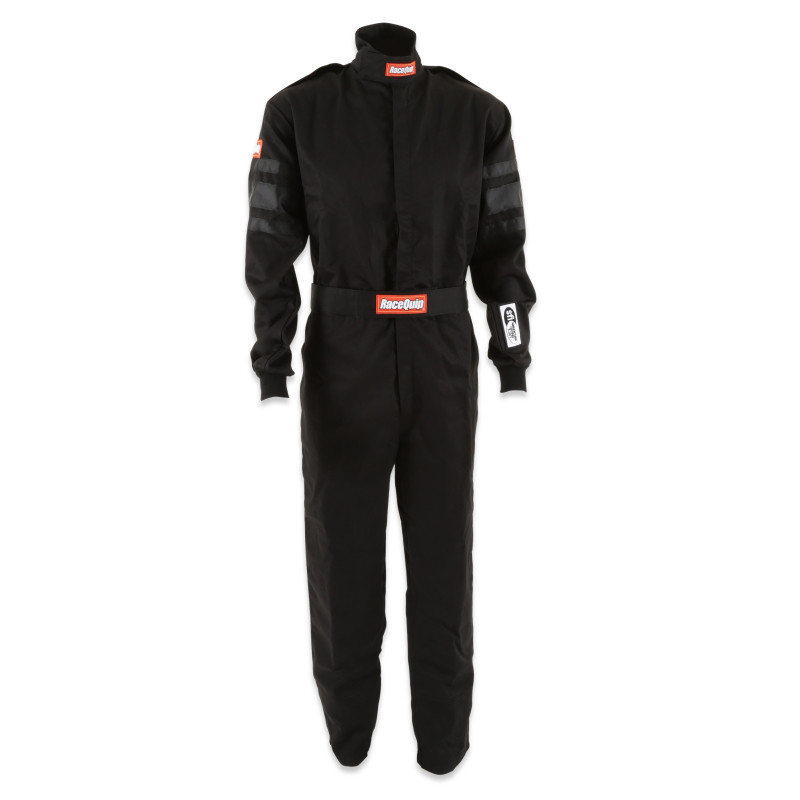 RaceQuip Black SFI-1 1-L Suit - 2XL - 110007RQP Photo - Primary
