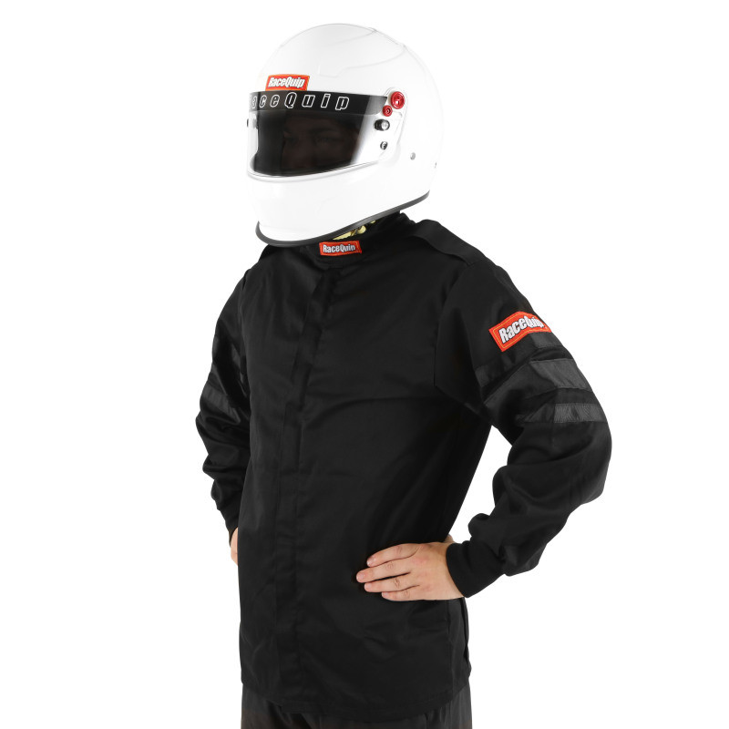 RaceQuip Black SFI-1 1-L Jacket - Medium - 111003RQP Photo - out of package