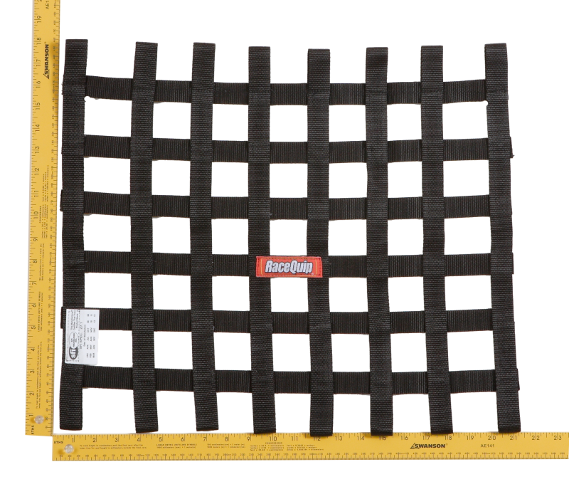 RaceQuip Black 18 X 21 SFI Ribbon Net - 726004RQP Photo - Primary