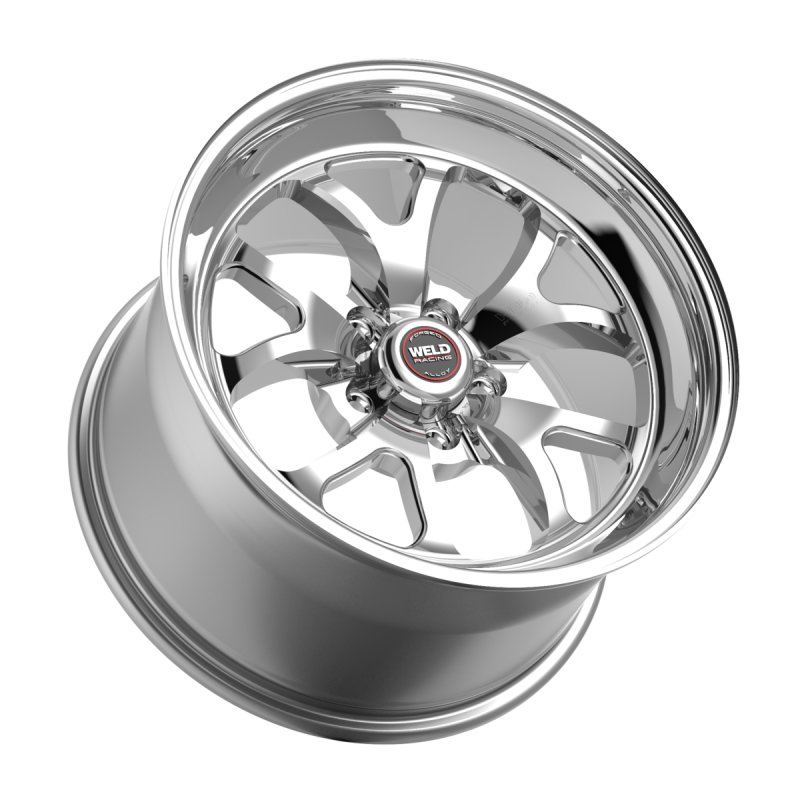 Weld S76 18x9 / 5x114.3 / 6.1 BS / 3.18 HB - Polished Center - Polished Shell - Non-BL Wheel - 76HP8090A61A Photo - Close Up