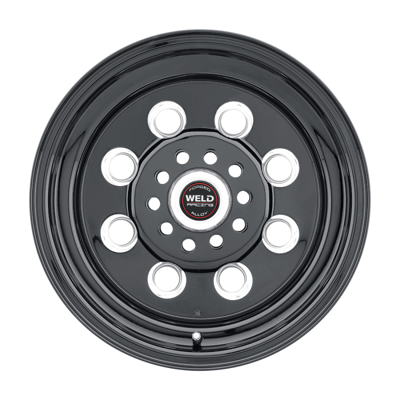 Weld Black Draglite 15x8 / 4x108 / 5.5 BS / 2.95 HB - Gloss Black - Non-BL Wheel - 90B-58040 Photo - Close Up