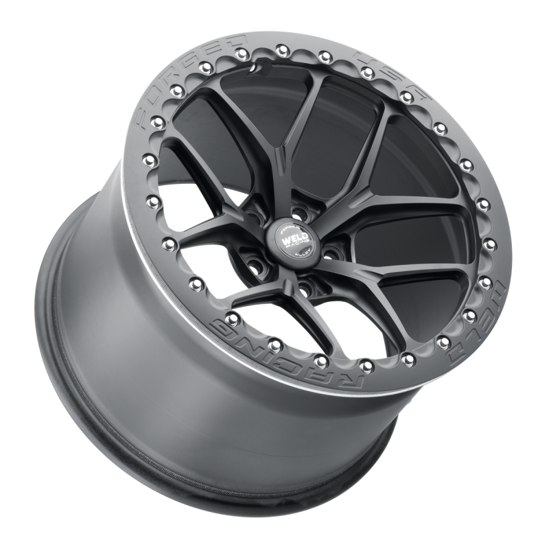 Weld RM105 18x10 / 5x112 / 7 BS / 66.6 HB - Gloss Black - Non-BL Wheel - RM105D8NJ70BS0C6 Photo - Close Up