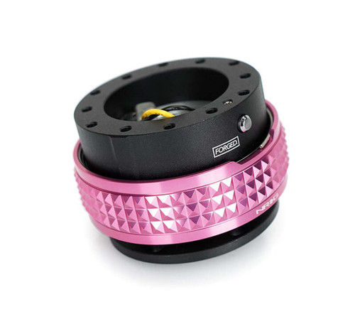 NRG Quick Release Kit - Pyramid Edition - Black Body / Pink Pyramid Ring - SRK-210BK-PK Photo - Primary