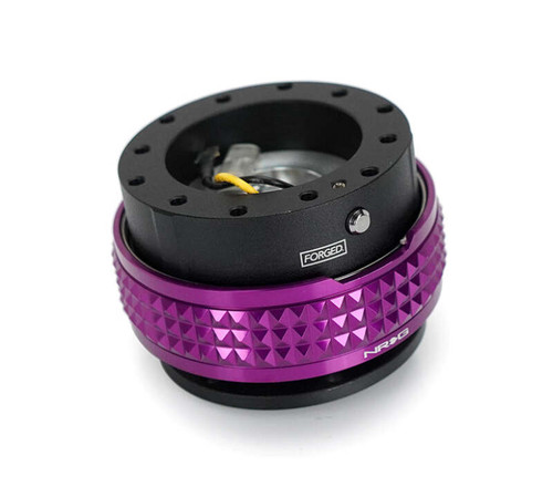 NRG Quick Release Kit - Pyramid Edition - Black Body / Purple Pyramid Ring - SRK-210BK-PP Photo - Primary
