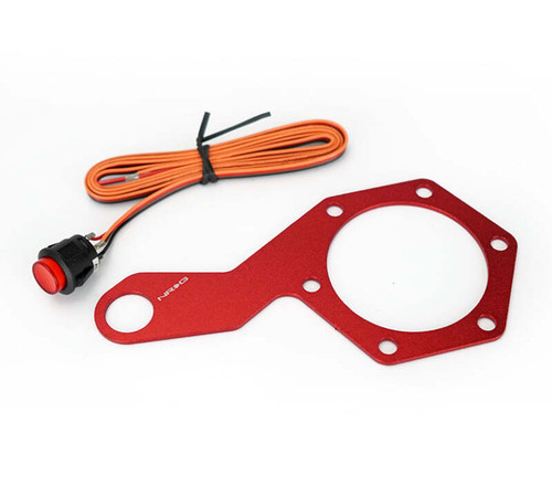 NRG Steering Single Switch - Extended Kit Red - WSS-100RD Photo - Primary