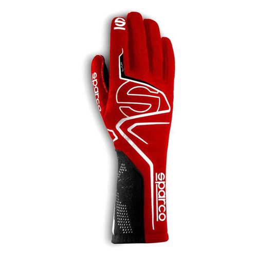 Sparco Glove Lap 08 Red/ White - 00131608RSNR Photo - Primary