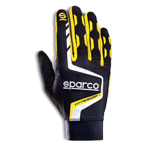 Sparco Glove Hypergrip+ 11 Black/Yel - 00209511NRGF Photo - Primary