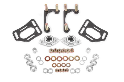 BMR 90-93 Fox Mustang Caster Camber Plates - Black Hammertone - WAK731H User 1