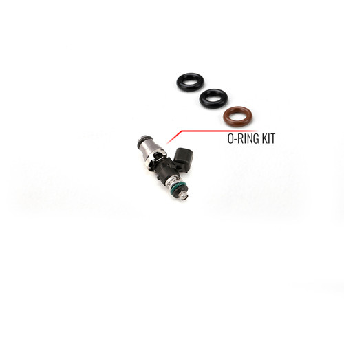 Injector Dynamics O-Ring/Seal Service Kit for Injector with 14mm Top Adapter and 14mm Bottom O Rings - SK.48.14.14 User 1