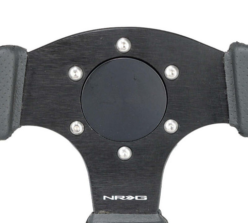 NRG Horn Delete Plate Flush - Black - STR-150BK Photo - Close Up