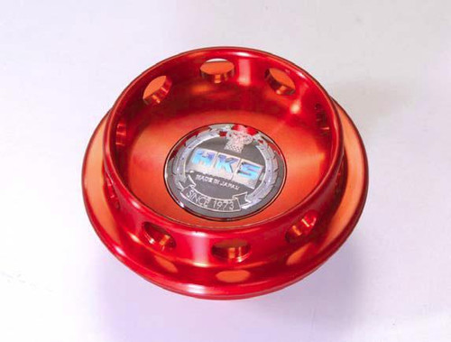 HKS OIL FILLER CAP NISSAN/HONDA (RED) - 24003-AN001 Photo - Primary