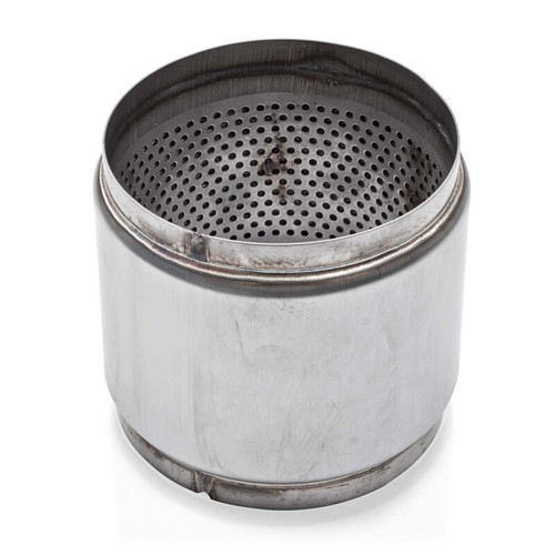 Stainless Works 4in OD 4.75in Body 5in Length Race Muffler - RM40 Photo - Primary