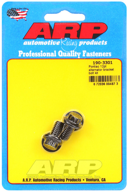 ARP Pontiac 12pt Alternator Bracket Bolt Kit - 190-3301 Photo - Primary
