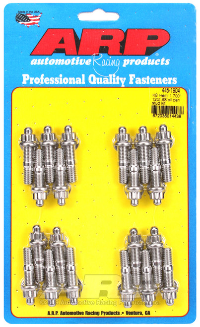 ARP KB Hemi 1.700in SS 12pt Oil Pan Stud Kit - 445-1904 Photo - Primary