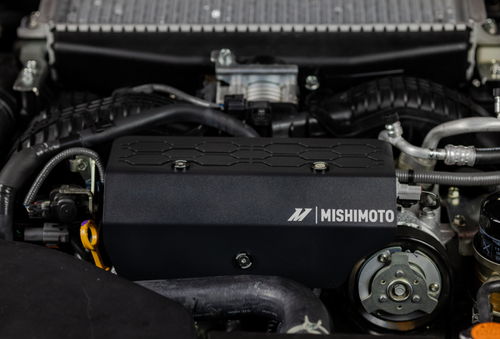 Mishimoto 2022+ Subaru WRX Pulley Cover Black - MMUH-WRX-22PBK User 1