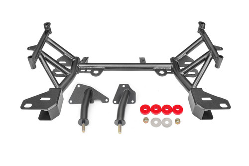 BMR 93-02 4th Gen F-Body K-Member LT1 Motor Mounts Pinto Rack Mounts Black Hammertone - KM346H Photo - Primary